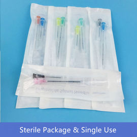 Pakai Kecantikan Dermal Fillers Cannula Face Lift Medis Stainless Steel Steril Blunt Cannula Mikro