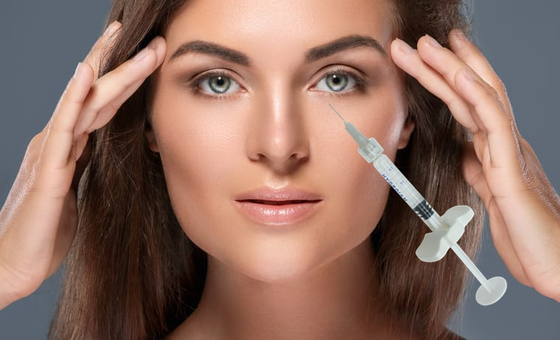 Gel Suntikan Asam Hyaluronic Untuk Keriput Statis Wajah Lacrimal Groove 1ml
