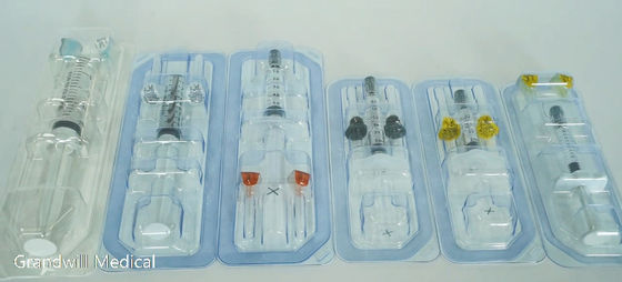 Filler Dermal Asam Hyaluronic yang Terhubung Sterilik yang Digunakan dalam Prosedur Peningkatan Jaringan Lembut Wajah dan Hidrasi Kulit