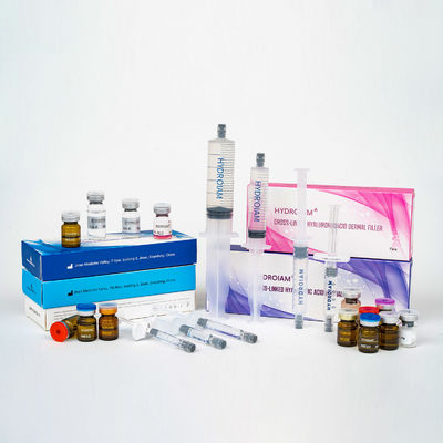 Filler Dermal Asam Hyaluronic yang Terhubung Sterilik yang Digunakan dalam Prosedur Peningkatan Jaringan Lembut Wajah dan Hidrasi Kulit