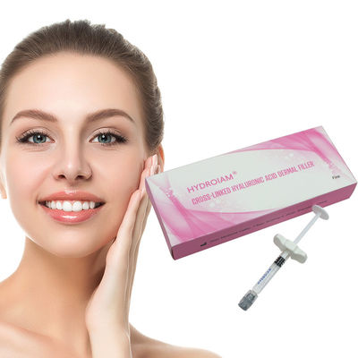 1ml 2ml Cross Linked Asam Hyaluronic Dermal Filler Menghilangkan Kerutan Mata Garis Halus